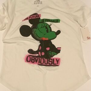 Disney Minnie Mouse Off White Tee #24